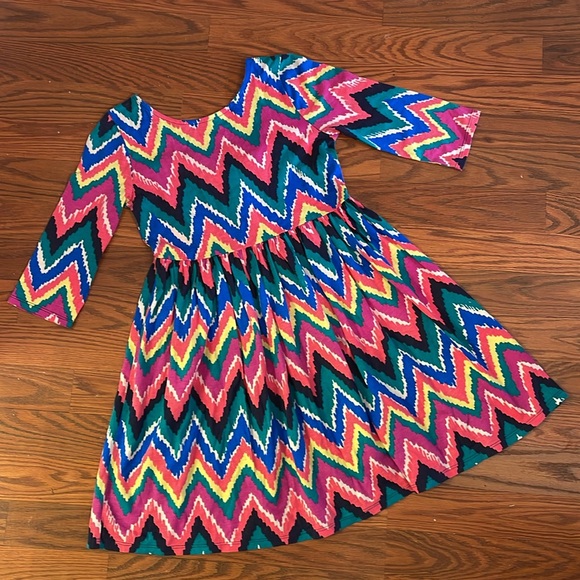 Lilly Pulitzer Girls Mini Evelyn dress - Multi Hearts a Flutter Size Large 10-12 - Picture 15 of 16